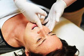 Myofascial Release of Fascial Muscles by physical therapist