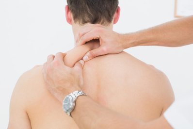 Myofascial Release of Upper Trap on mans