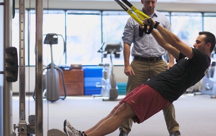 TXR row exercise by man